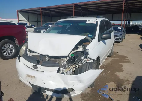 2010 Toyota Sienna Ce из США, поврежденный, VIN 5TDKK4CC4AS315995